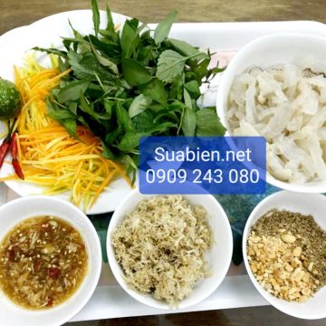 Hướng dẫn trộn gỏi sứa biển